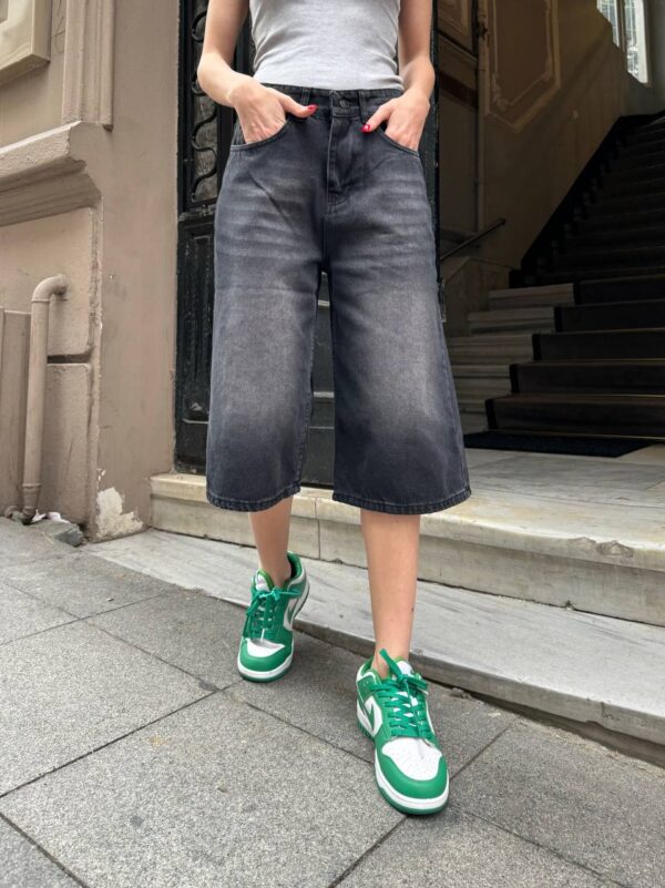 Black Fumed Unisex Jorts