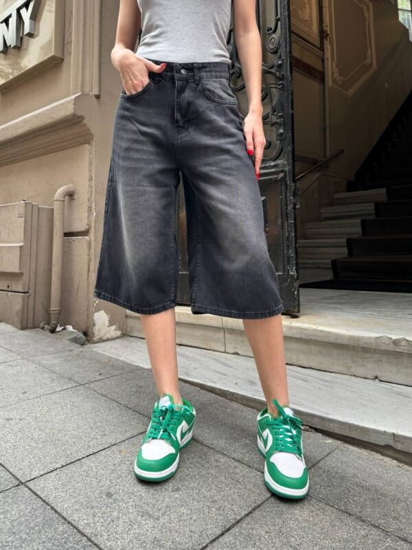 Black Fumed Unisex Jorts