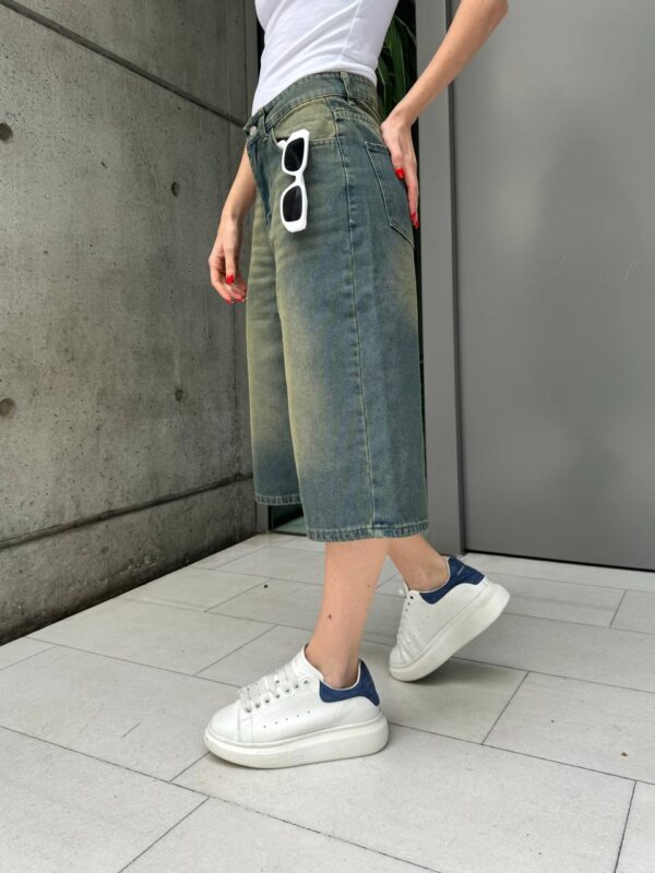 Green Tinted Unisex Jorts