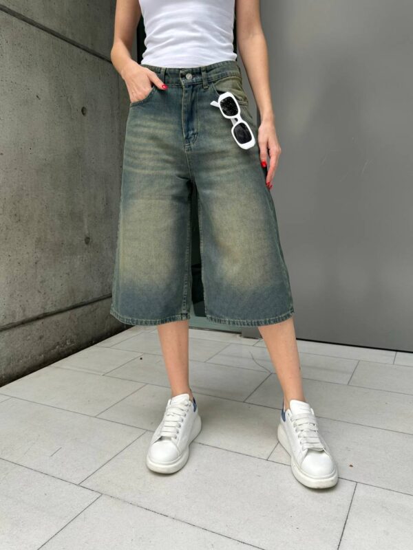 Green Tinted Unisex Jorts