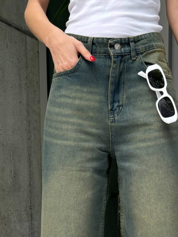 Green Tinted Unisex Jorts