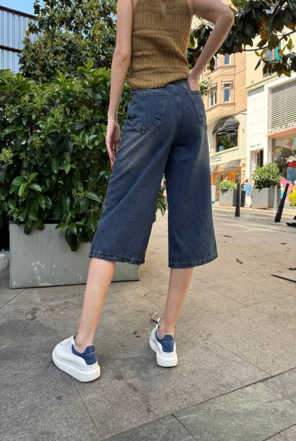 Dark Blue Tinted Unisex Jorts