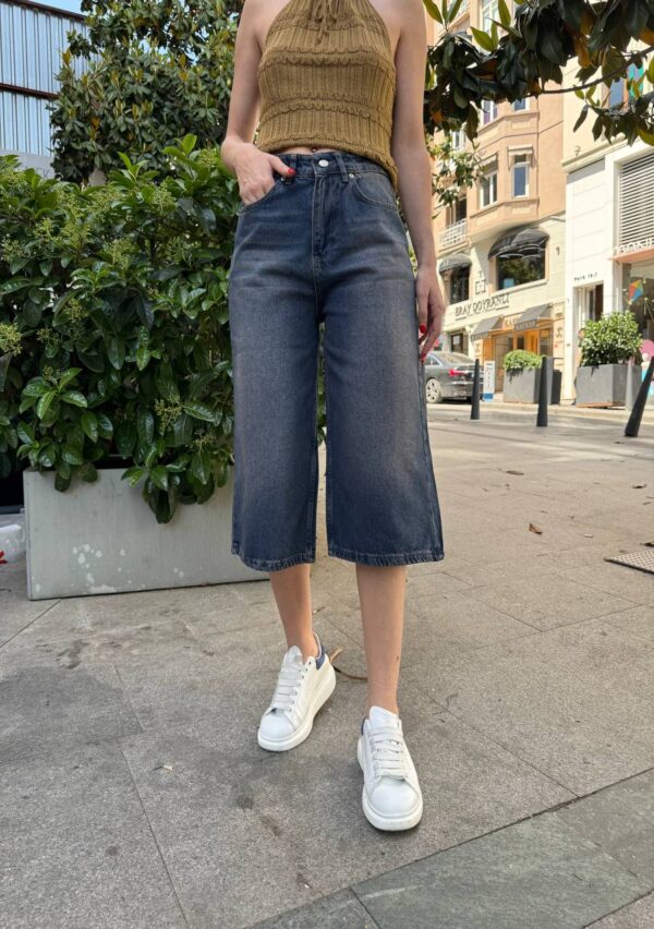 Dark Blue Tinted Unisex Jorts
