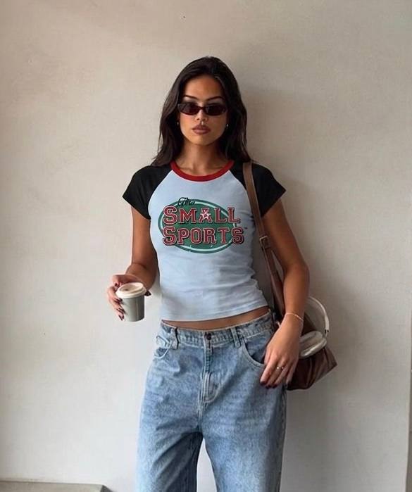 The Small Sports Light Blue Croptop