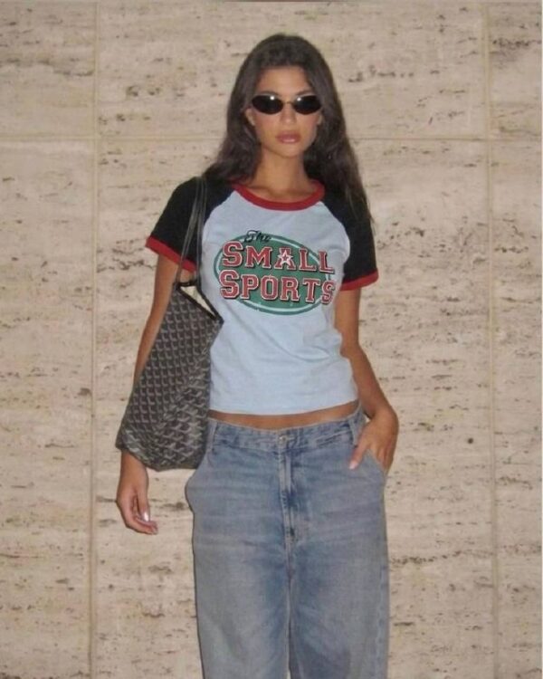 The Small Sports Light Blue Croptop