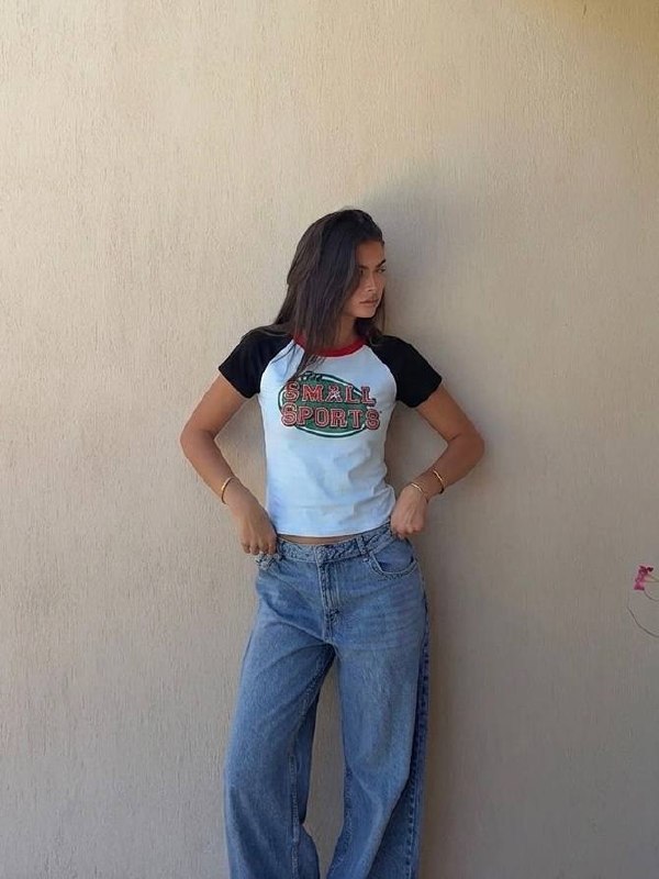 The Small Sports White Croptop