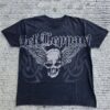 Wing Skull Grunge Unisex Tshirt