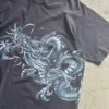 Dragon Grafitti Grunge Unisex Tshirt