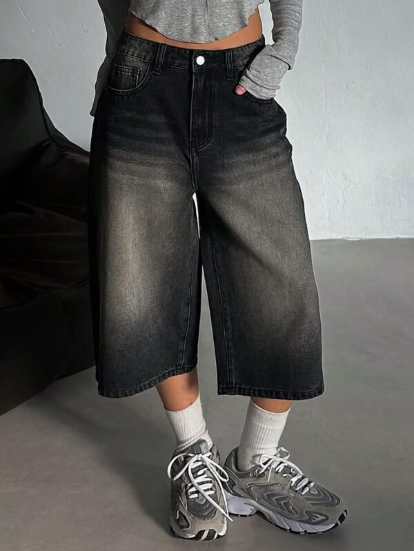 Black Fumed Unisex Jorts