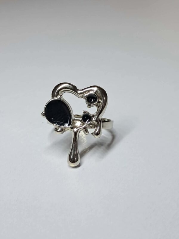 Melted Heart  Ring