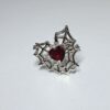 Spider Heart Ring