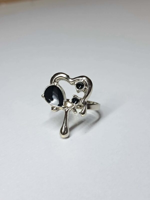 Melted Heart  Ring