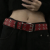 Red Doubled Unisex Belt