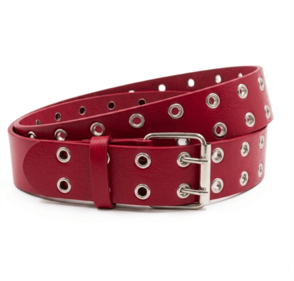 Red Doubled Unisex Belt