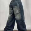 D2T Vintage Wash Unisex Baggy Jeans