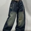 D2T Vintage Wash Unisex Baggy Jeans