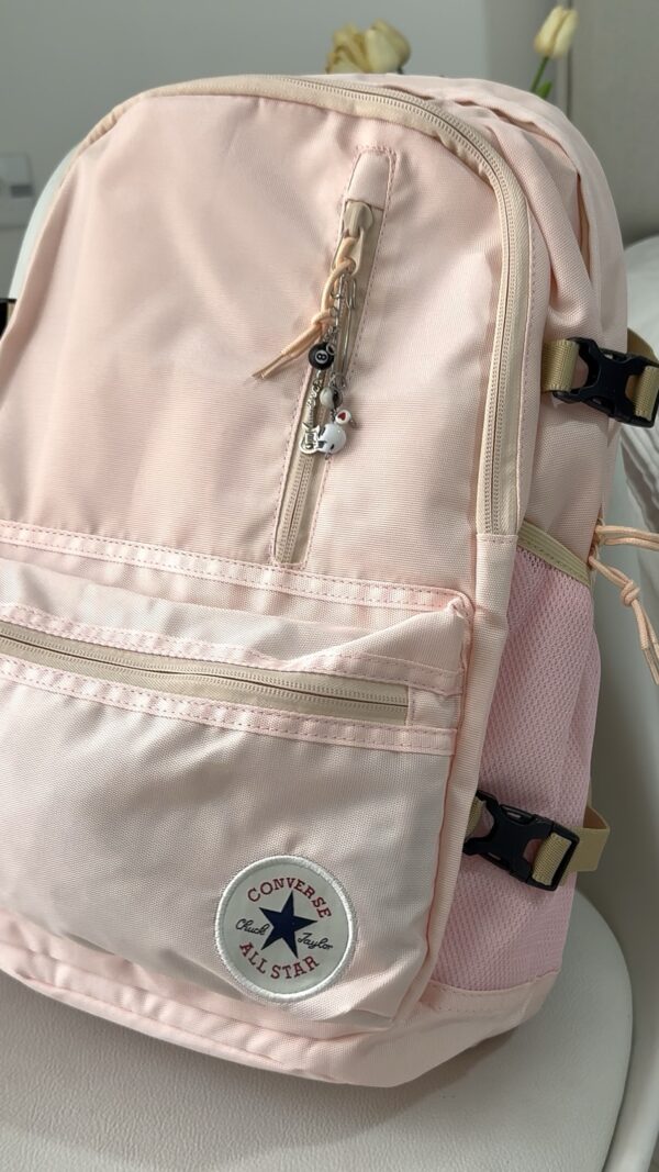 Baby Pink Converse Straight Edge