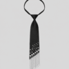 Metal Detail Short Tie - 3