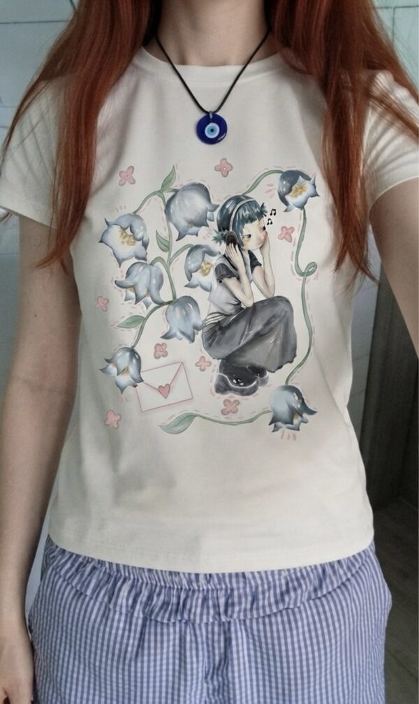 Lo-Fi Garden Short Sleeve Crop