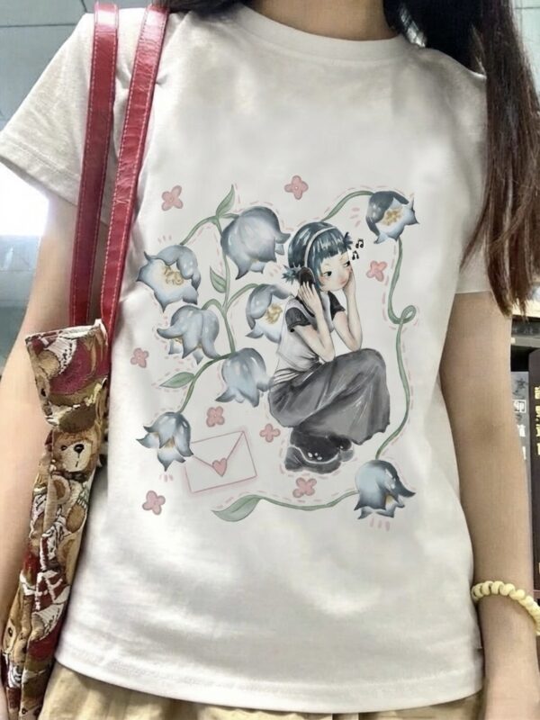 Lo-Fi Garden Short Sleeve Crop