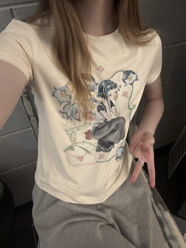 Lo-Fi Garden Short Sleeve Crop
