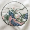 Chinese-Style Jacket with Qipao Embroidery Details