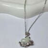 Flower Heart  Necklace