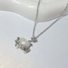 Flower Heart  Necklace